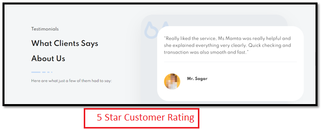 5 Star Customer Rating 